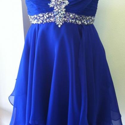 Royal Blue Homecoming Dress Short Prom Party Dress Pst0853 on Luulla