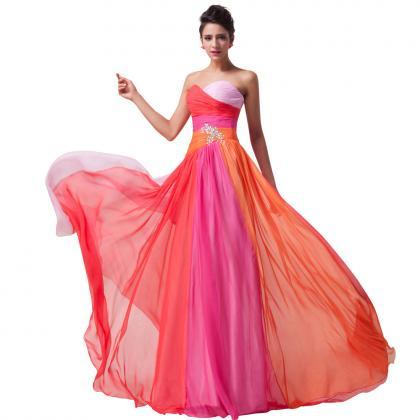 Multi-colored Bridesmaid Dresses, Wedding Party Dresses,evening Dresses ...