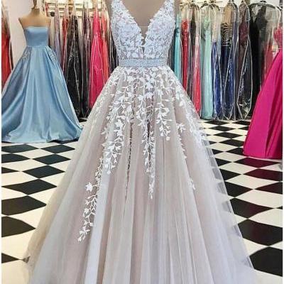 A Line Wedding Dress, Prom Dresses, Evening Dresses, Formal Dresses, Graduation Party Dresses, Banquet Gown 