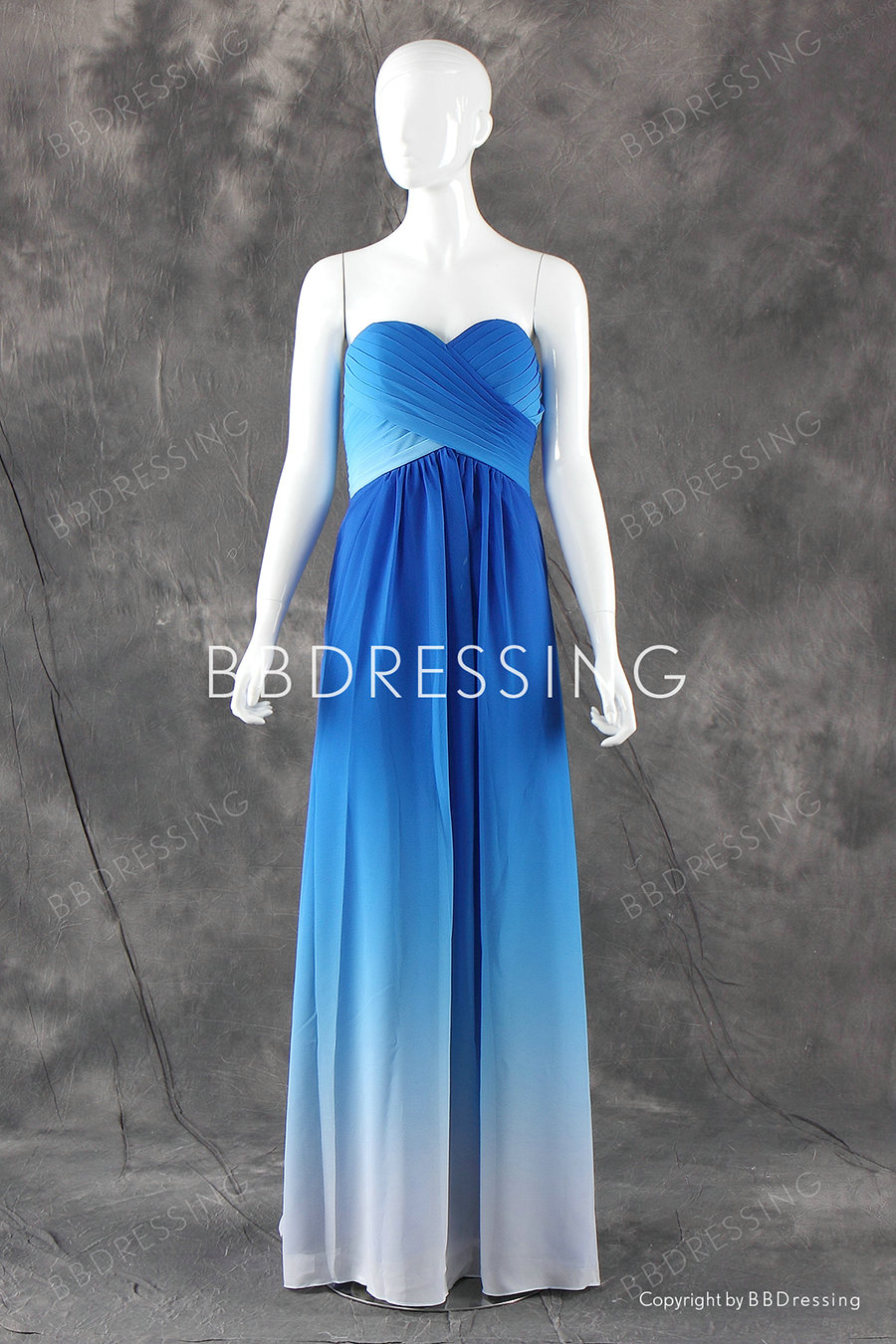 Gradient Sweetheart Chiffon Bridesmaid Dresses Floor Length Bb0002 From Bbdressing On Luulla 9197