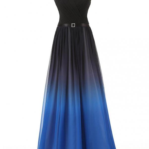 black and blue attire