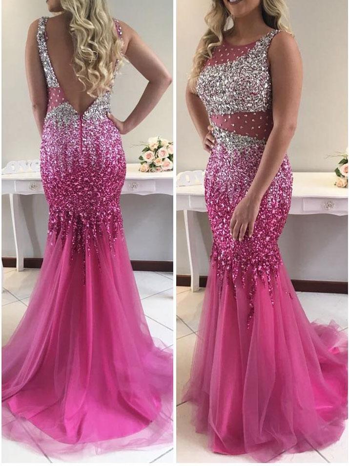 Sexy Mermaid Prom Dresses Long 2018 Prom Dress Evening Dresses 8884