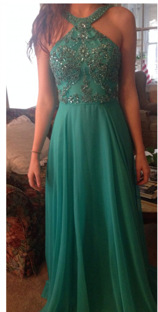 Green Prom Dress Long Evening Party Dresses Pst0916 on Luulla