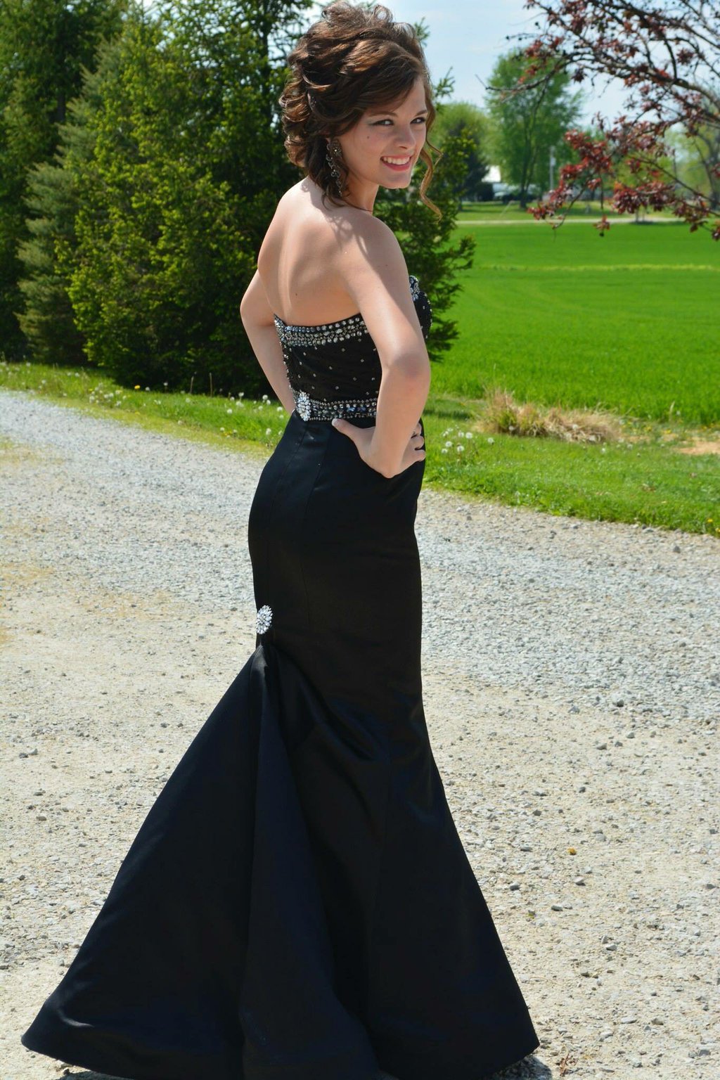 Black Long Prom Dresses Prom Dress Evening Gown For Wedding Party on Luulla